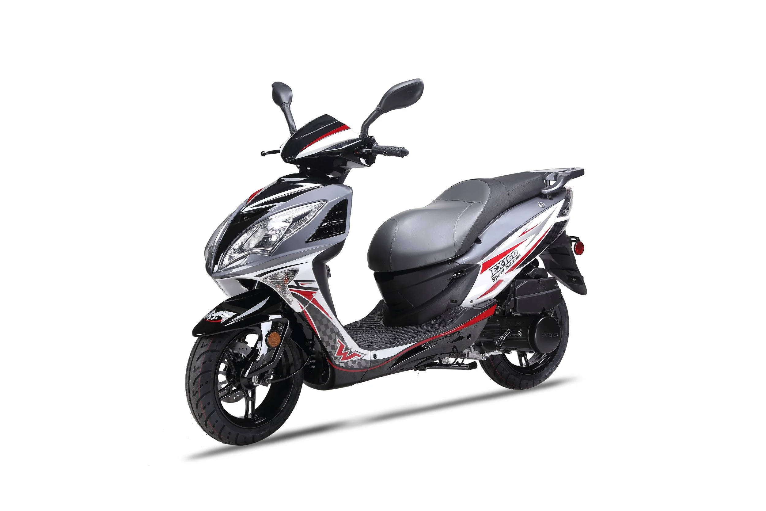 2026 Wolf EX-150 scooter — left-side view 2