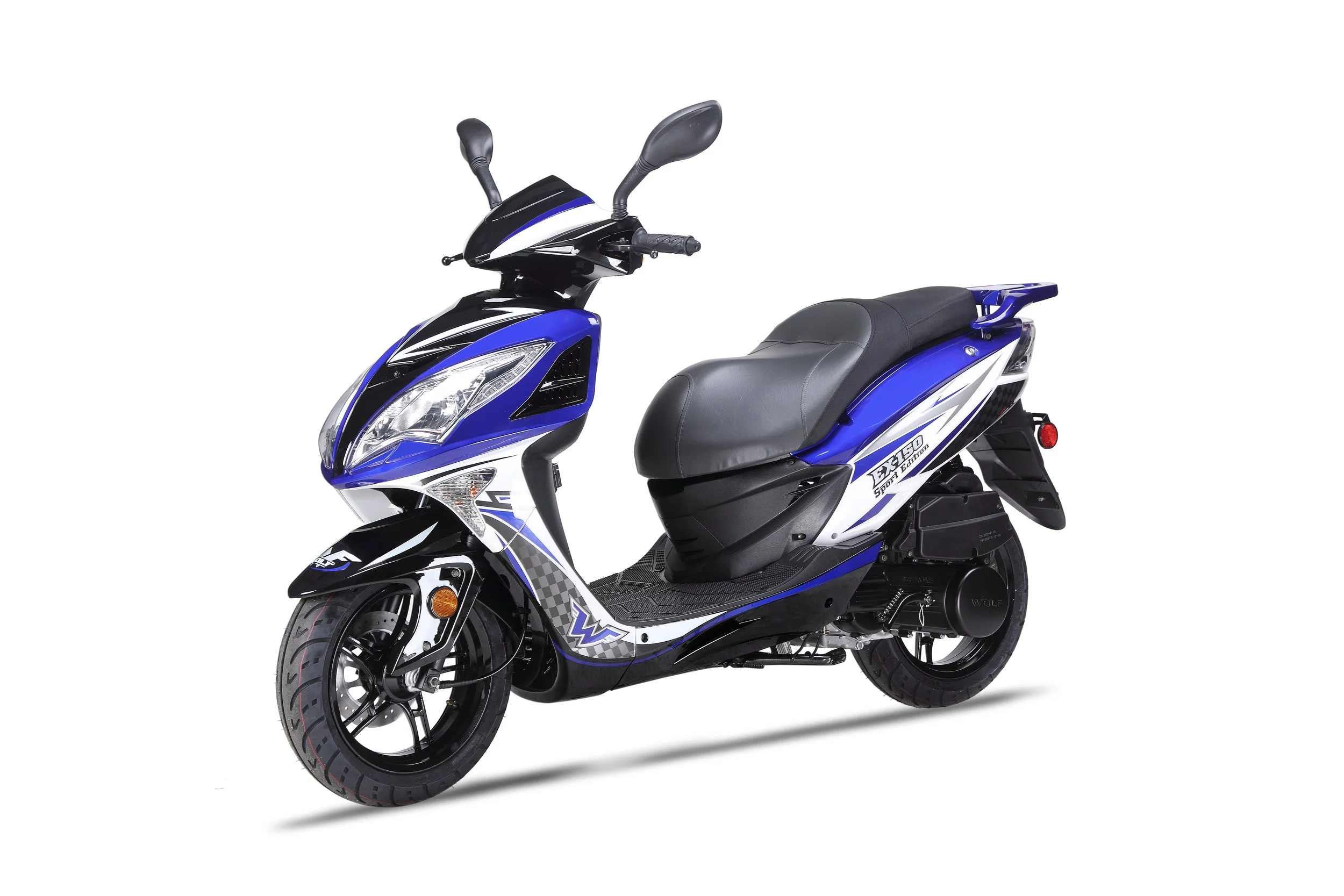 2026 Wolf EX-150 scooter — left-side view 4