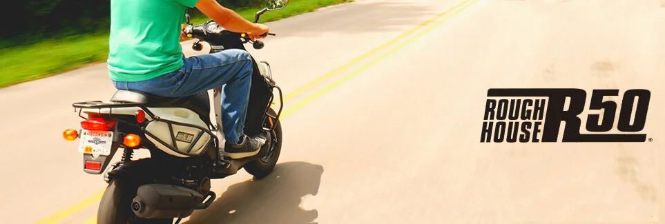 2026 Genuine RoughHouse 50 scooter — close-up styling detail