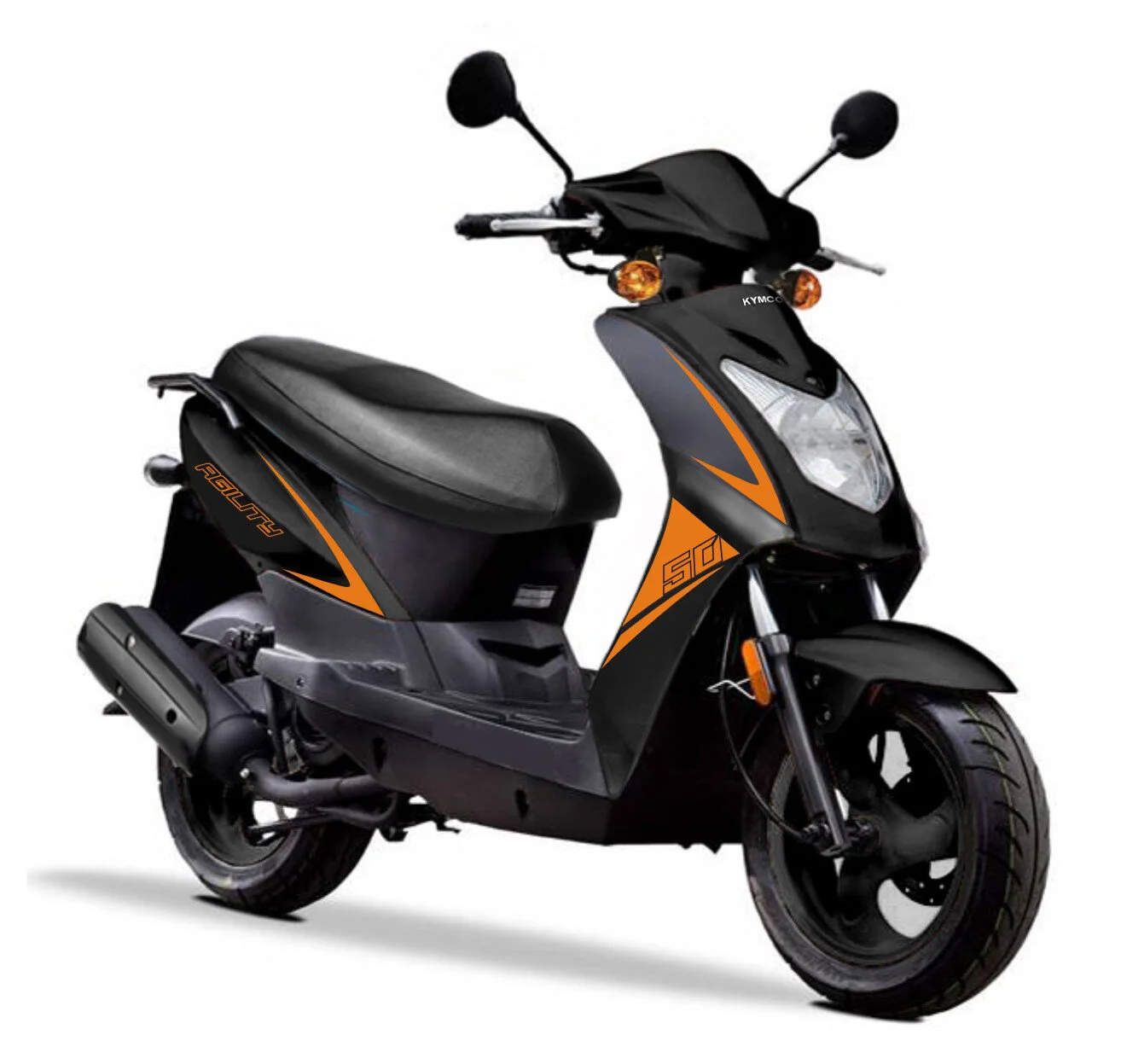 2026 Kymco Agility 50 scooter — alternate studio view