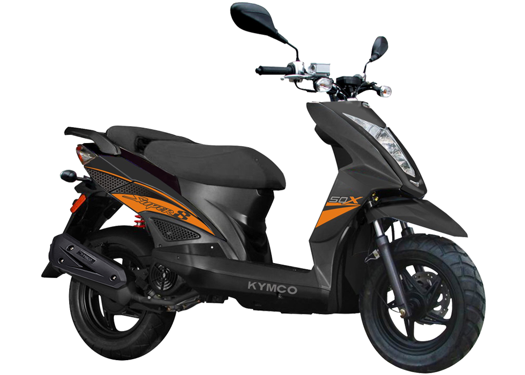 2026 Kymco Super 8 50x scooter — rear view