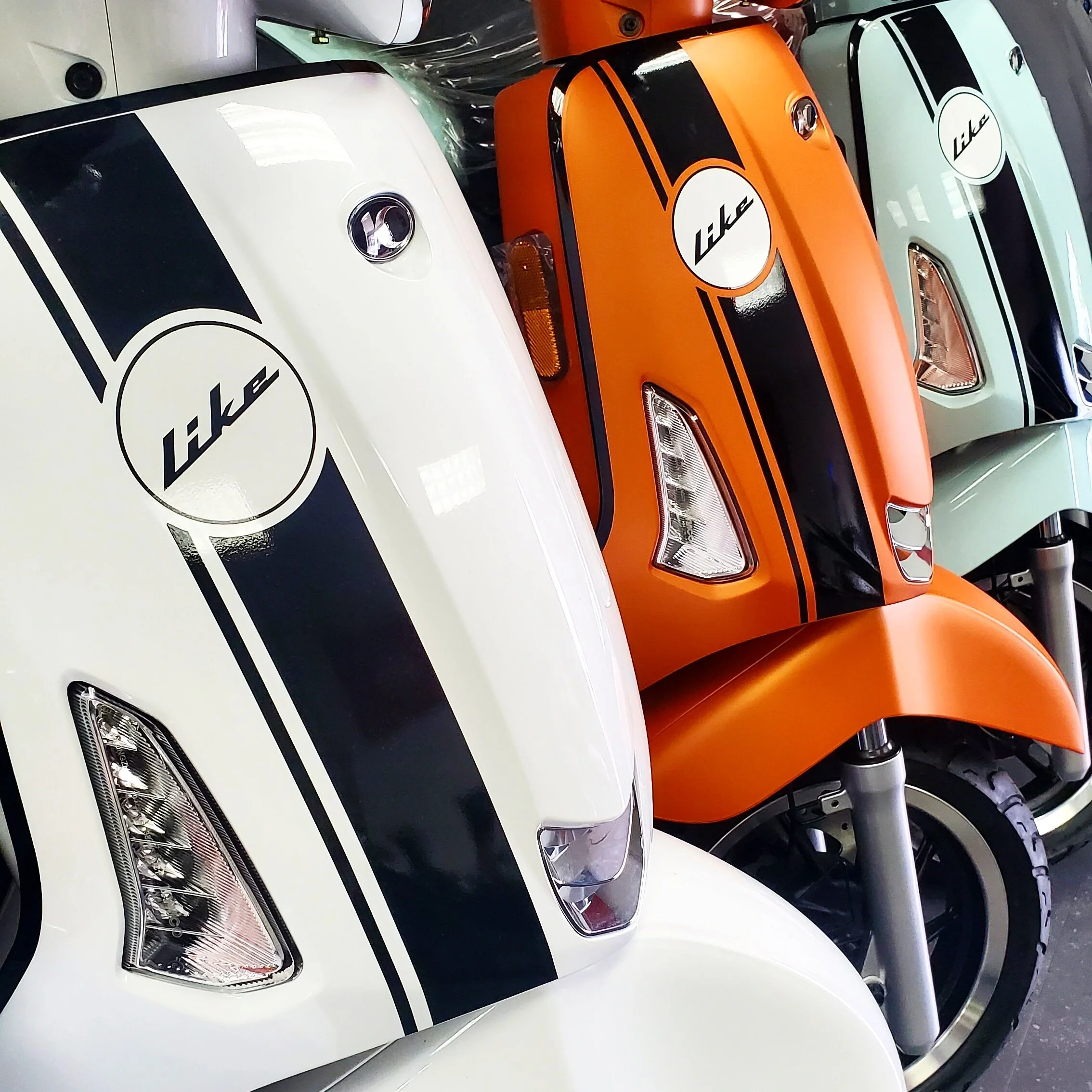 2026 Kymco Like 150i ABS scooter — alternate studio view