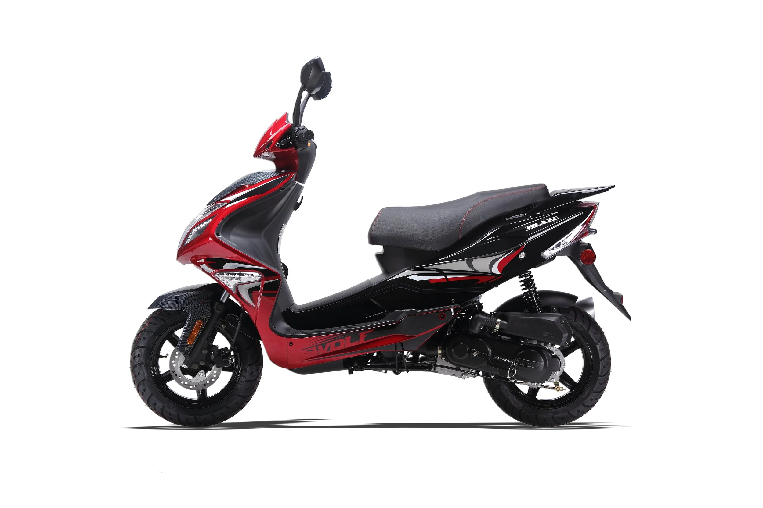 2026 Wolf Blaze 50 scooter — side profile view 2