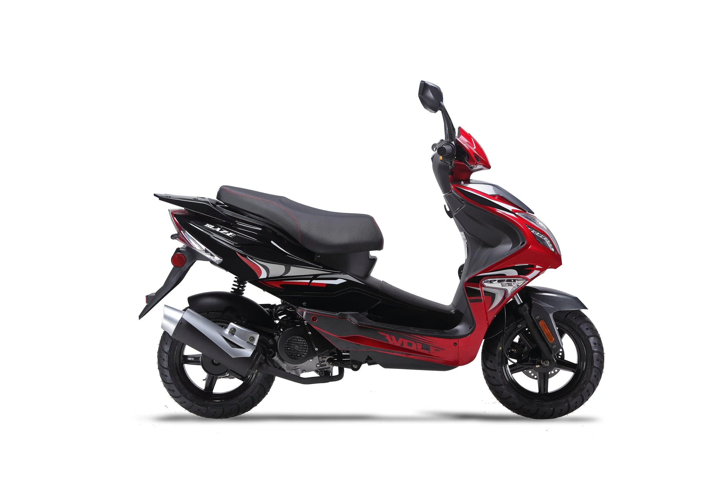2026 Wolf Blaze 50 scooter — left-side view 2