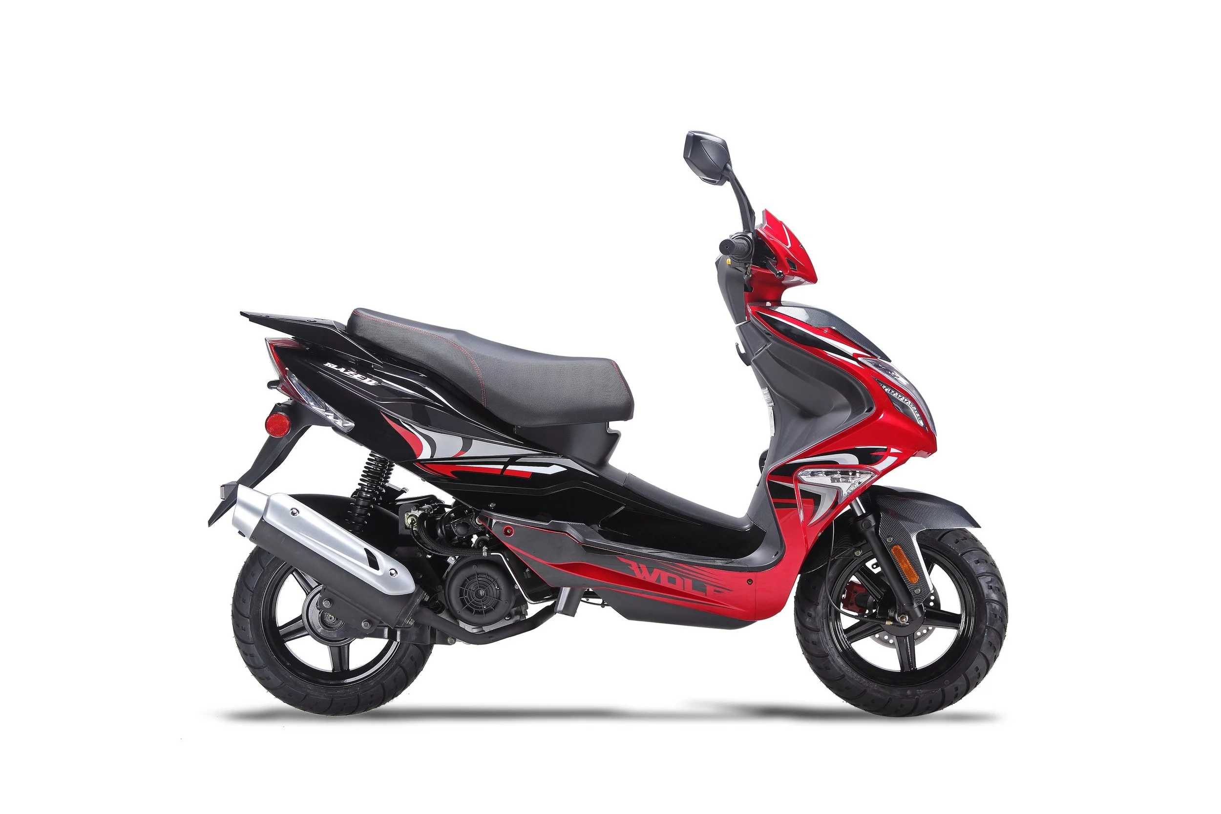 2026 Wolf Blaze 50 scooter — side profile view 3