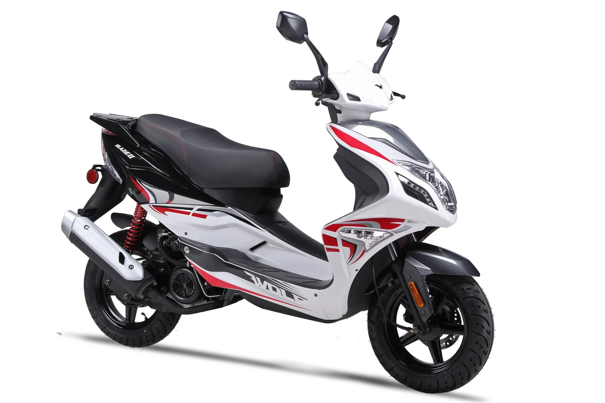 2026 Wolf Blaze 50 scooter — side profile view