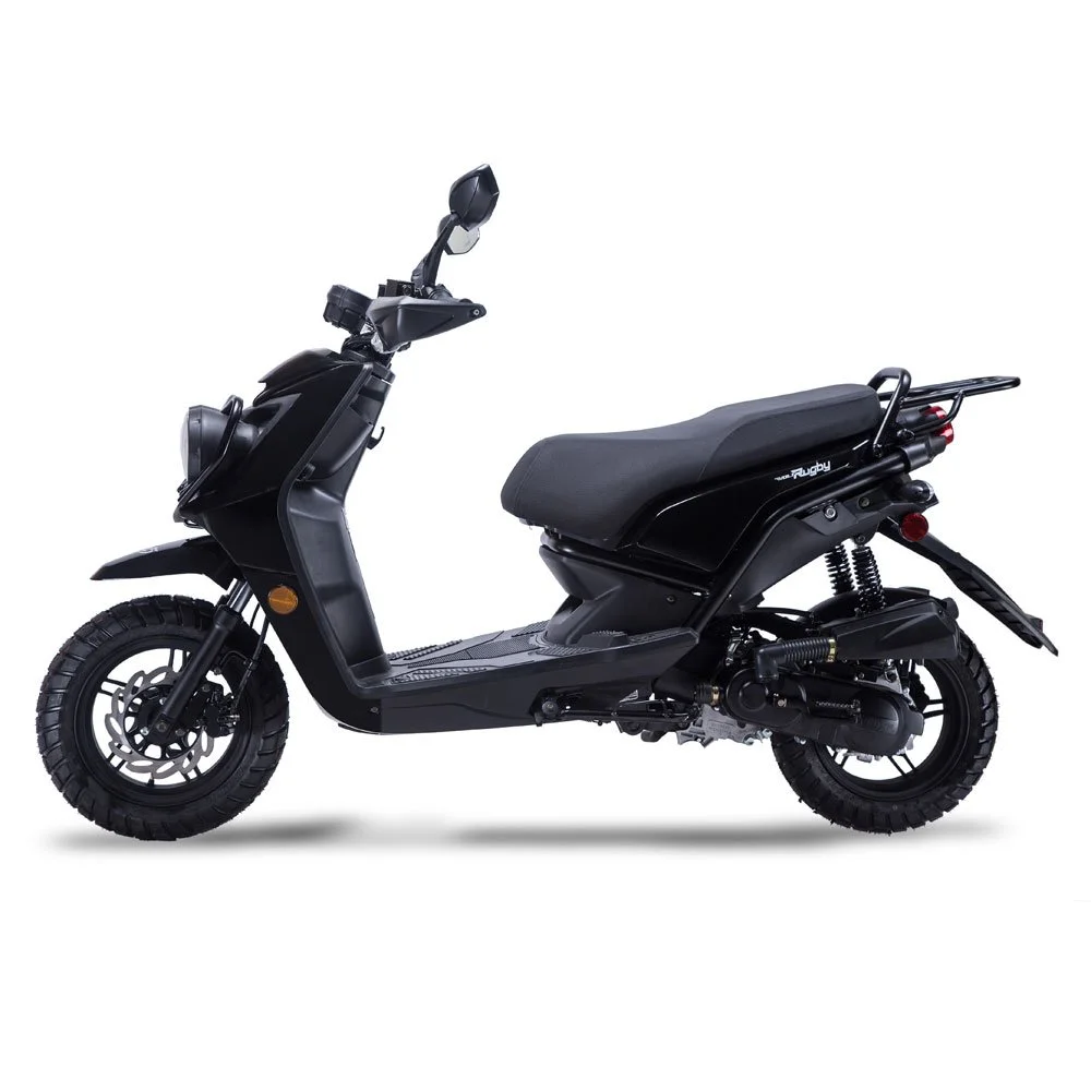 2026 Wolf Rugby 50 scooter — alternate studio view