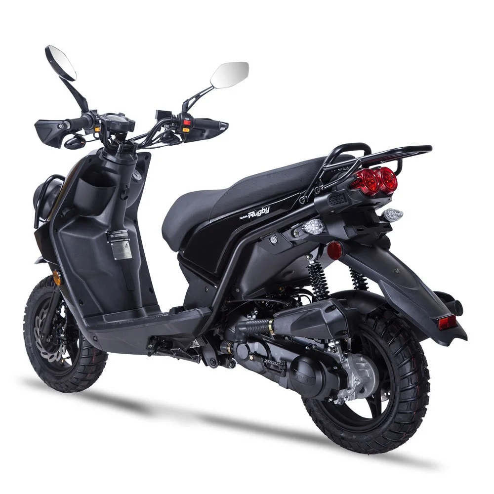 2026 Wolf Rugby 50 scooter — close-up styling detail