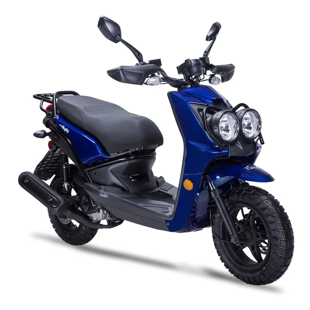 2026 Wolf Rugby 50 scooter — side profile view