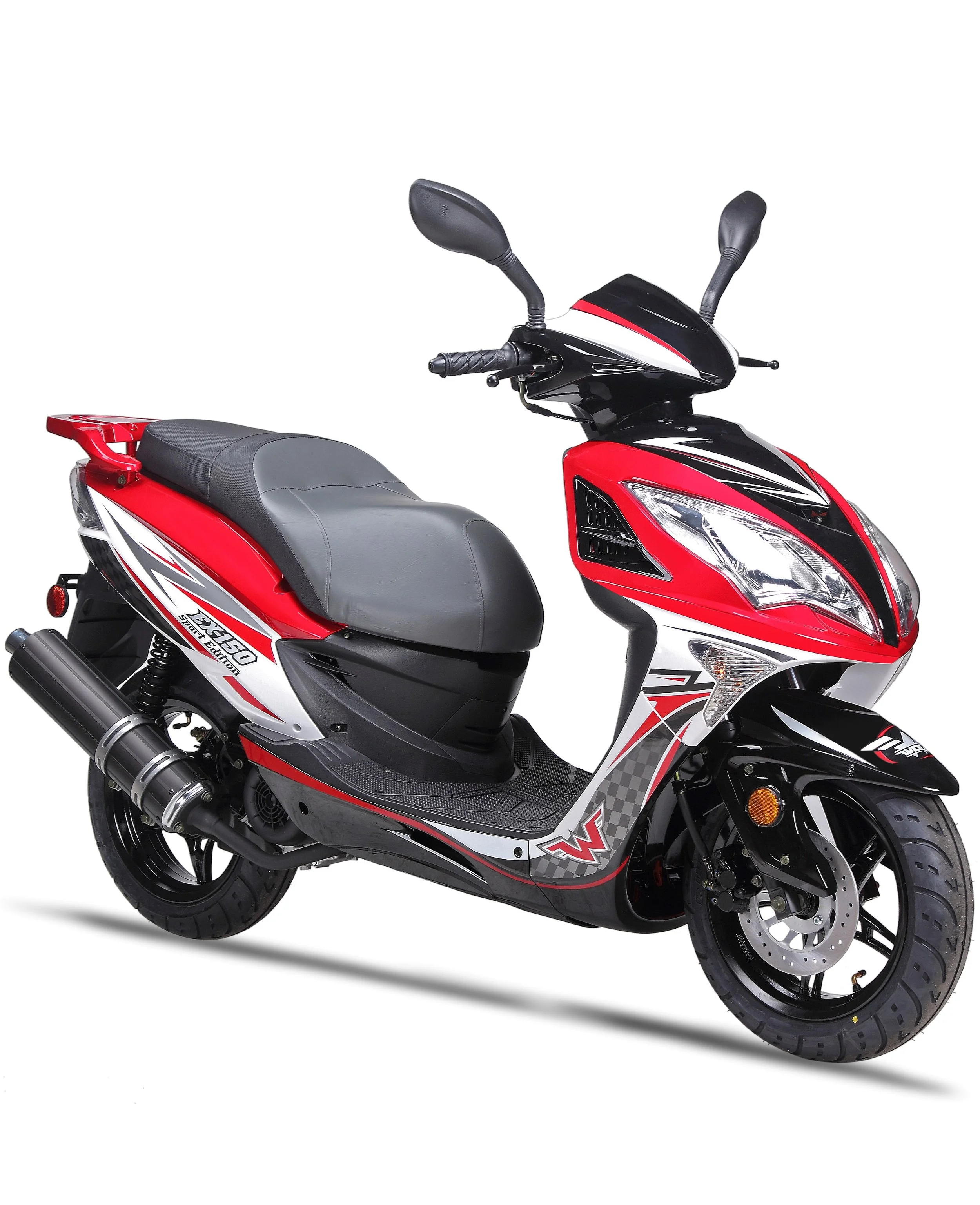 2026 Wolf EX-150 scooter — rear view
