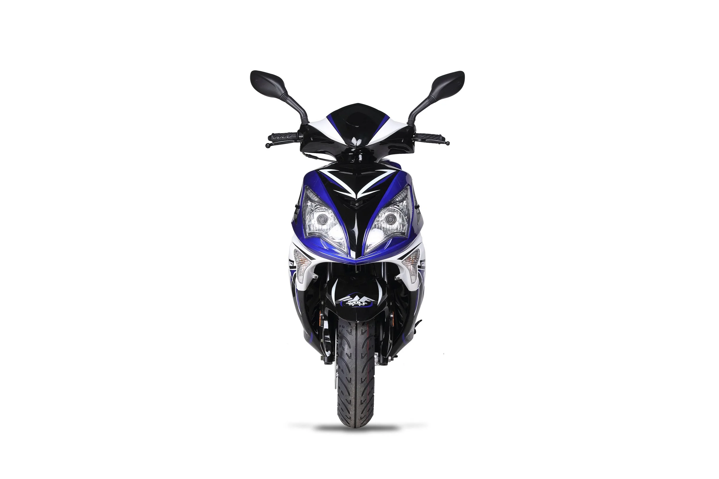 2026 Wolf EX-150 scooter — three-quarter rear view
