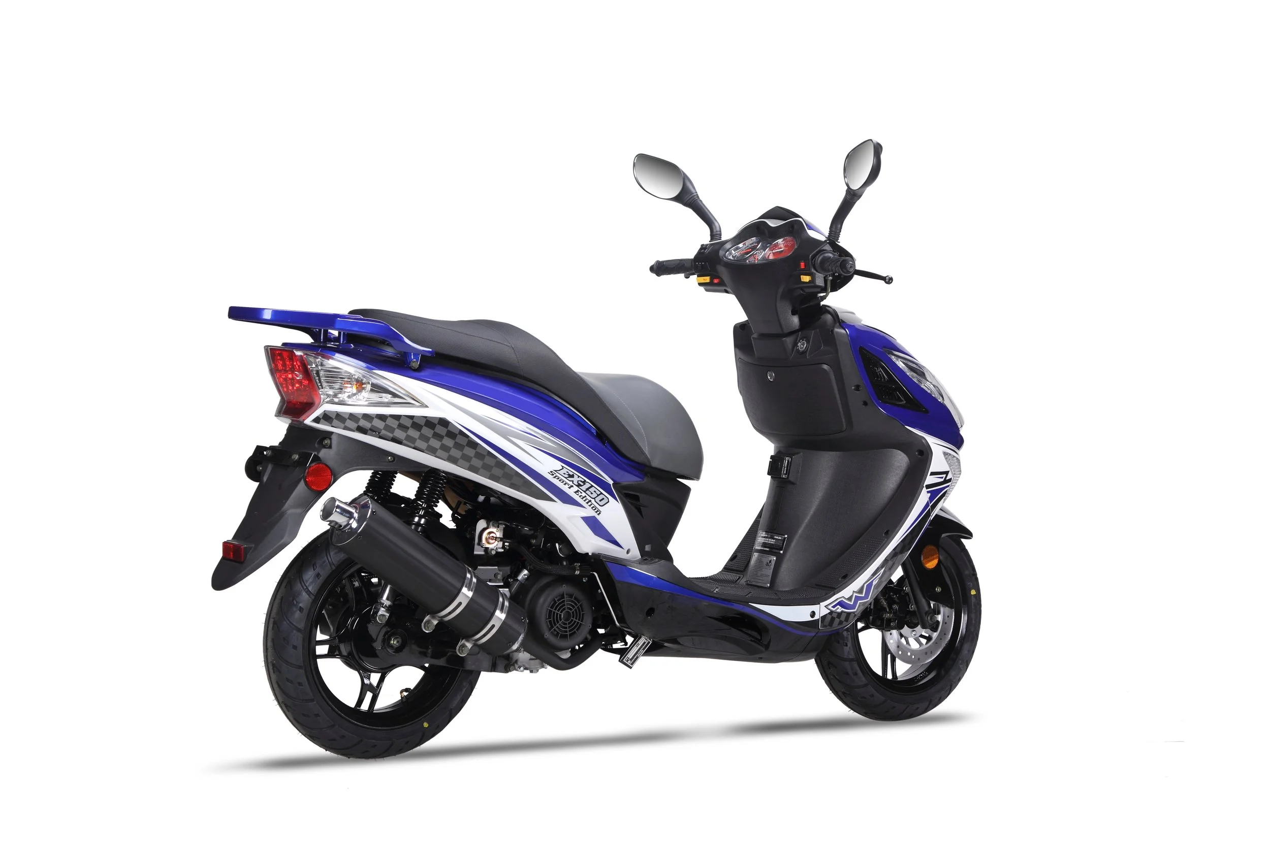 2026 Wolf EX-150 scooter — side profile view 2