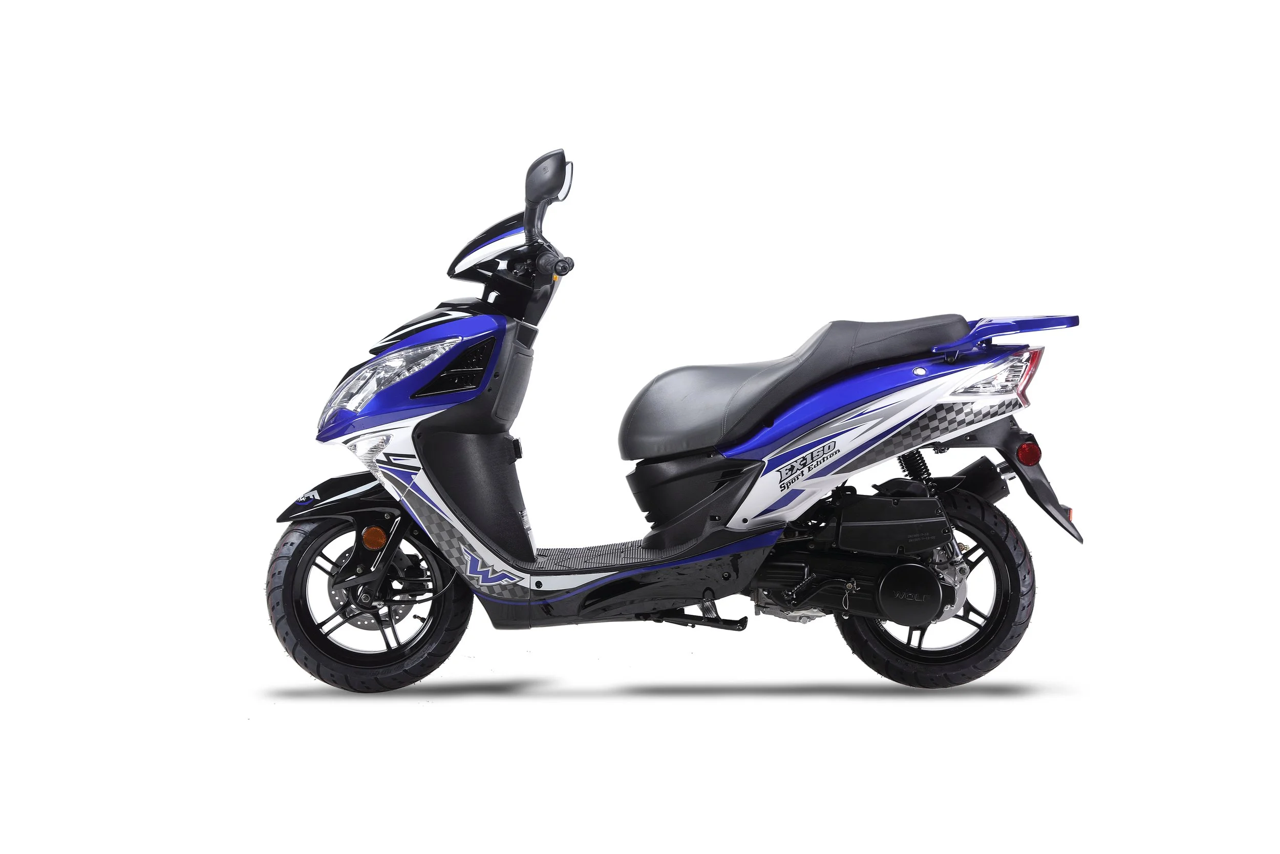 2026 Wolf EX-150 scooter — rear view 2