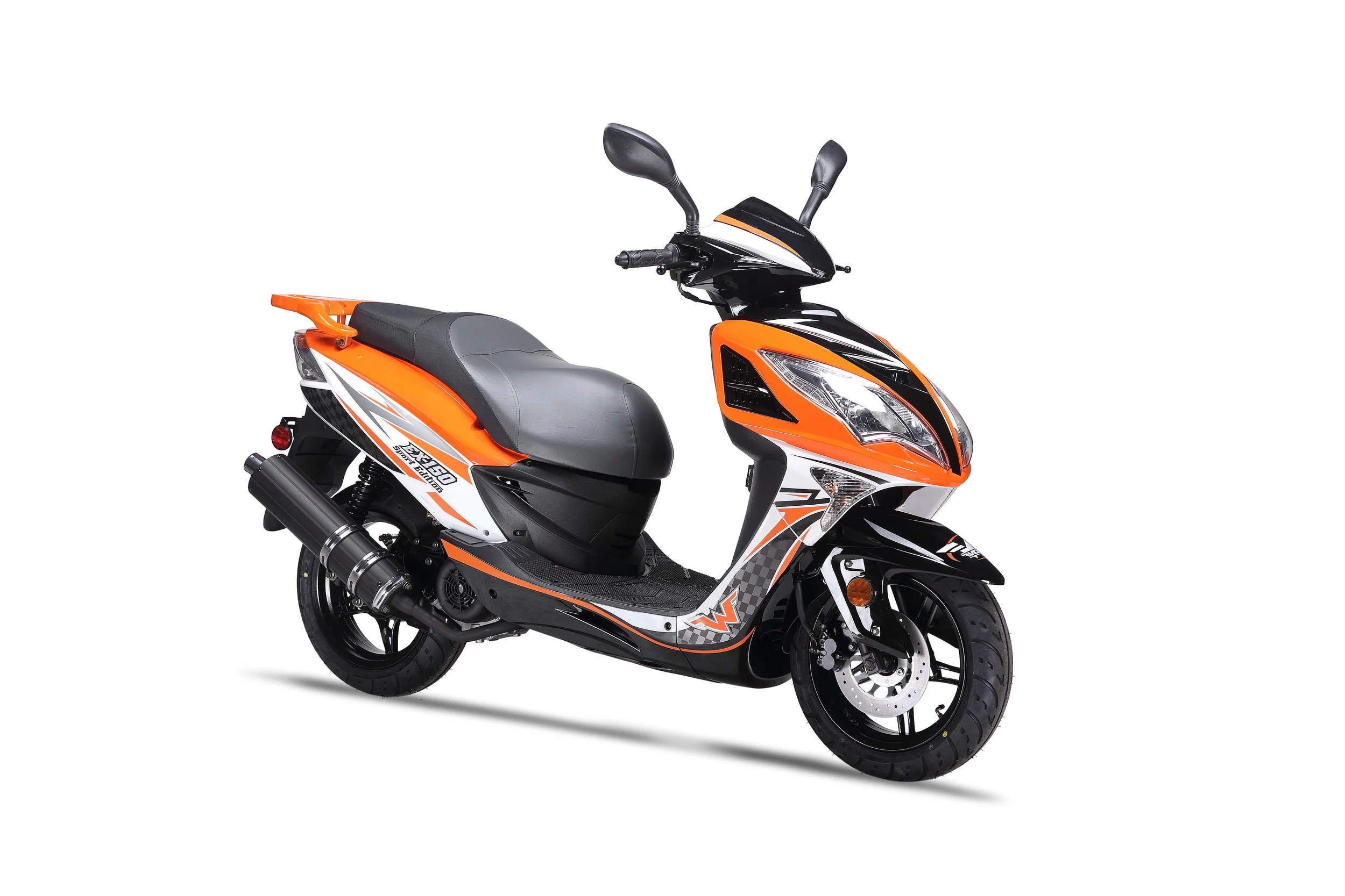 2026 Wolf EX-150 scooter — rear view 3