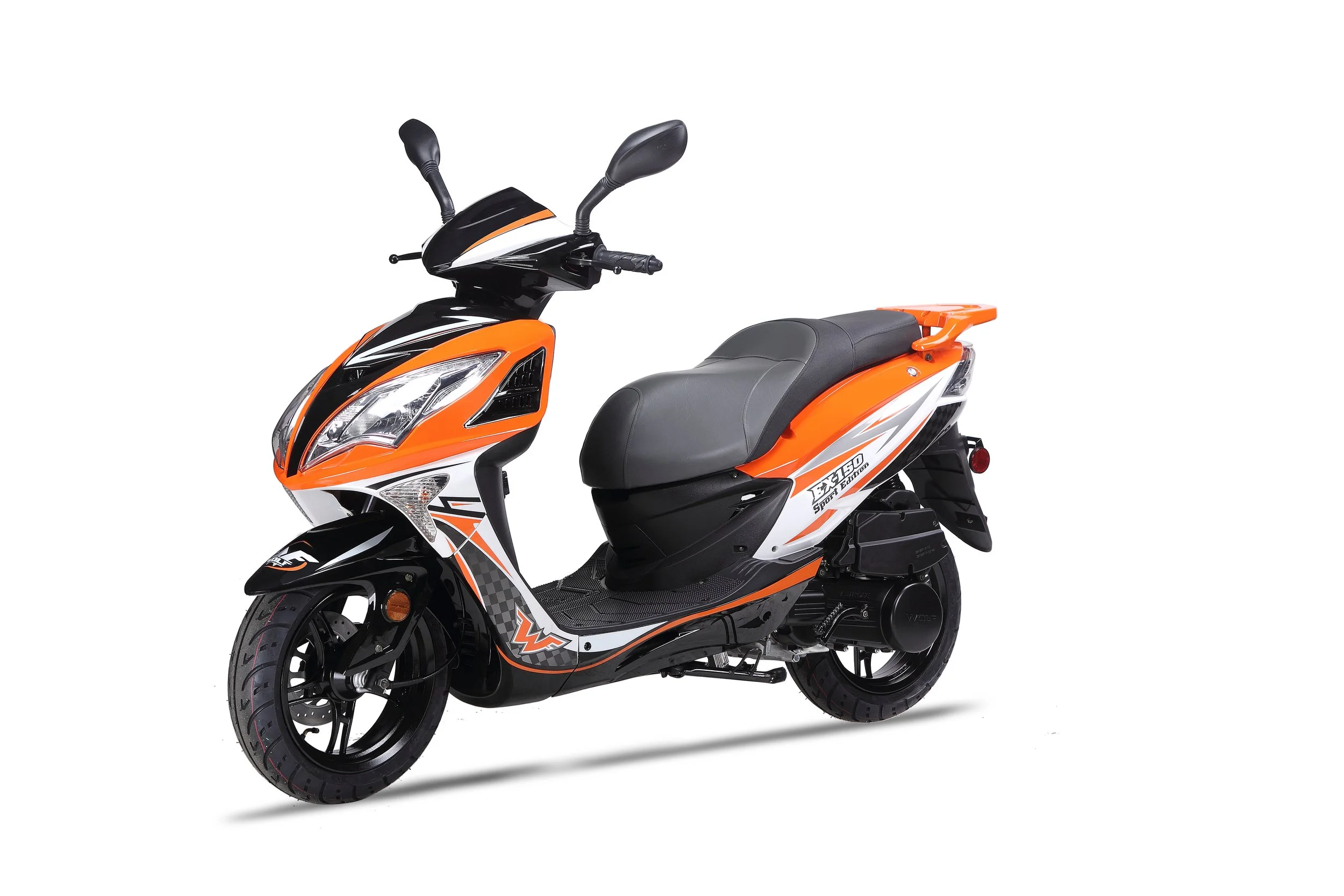 2026 Wolf EX-150 scooter — rear view 4