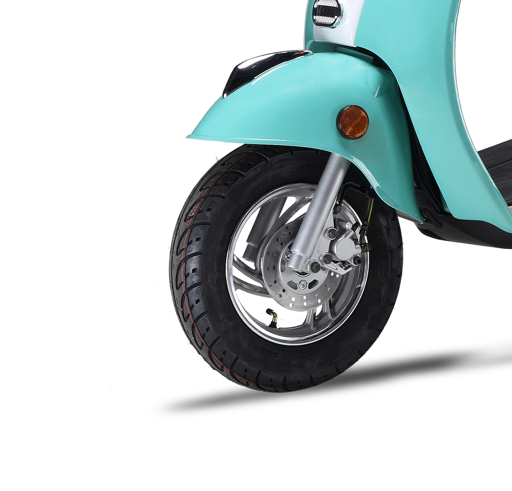 2026 Wolf Islander 50 scooter — full-length studio view 4