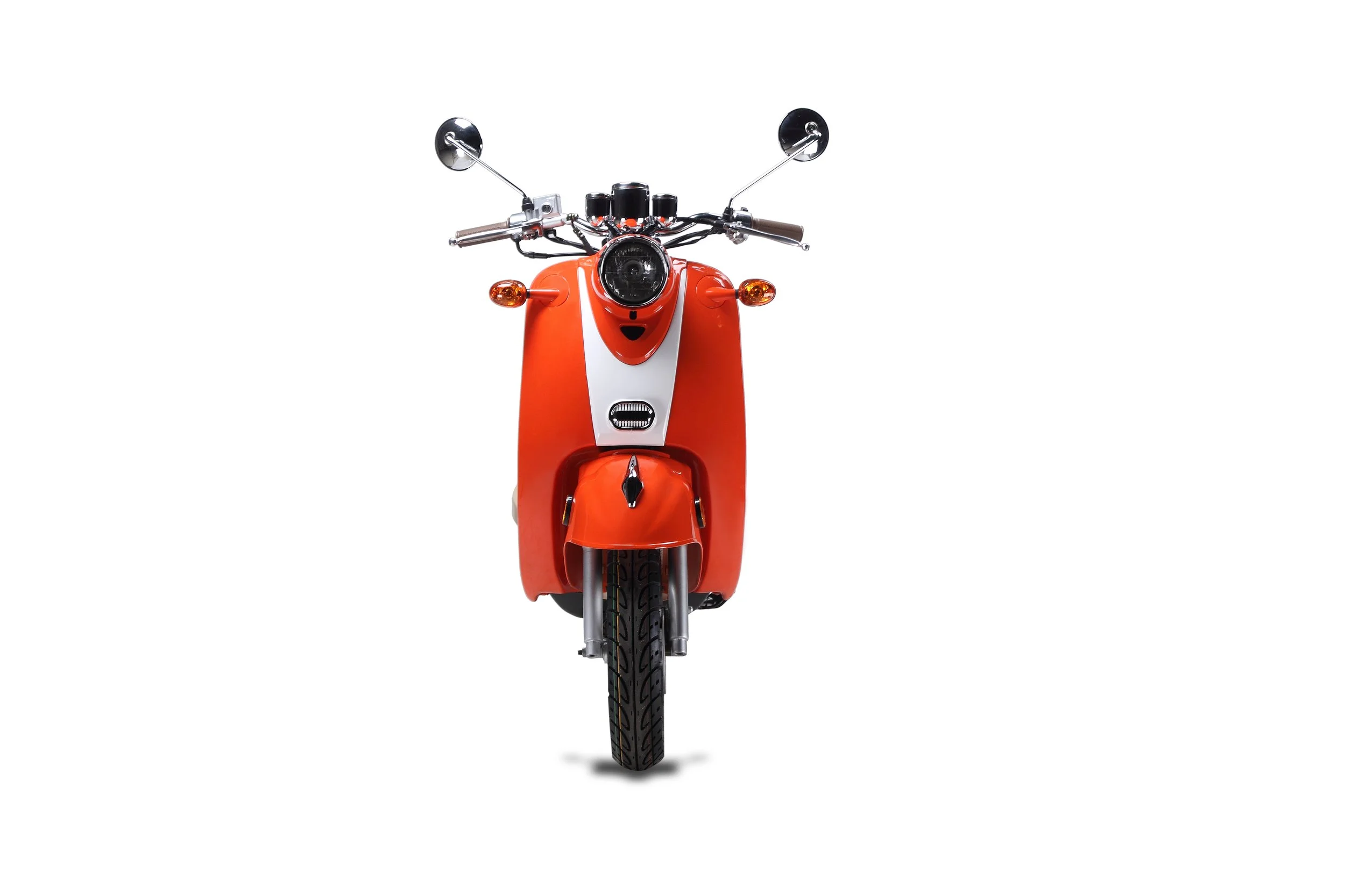 2026 Wolf Islander 50 scooter — full-length studio view