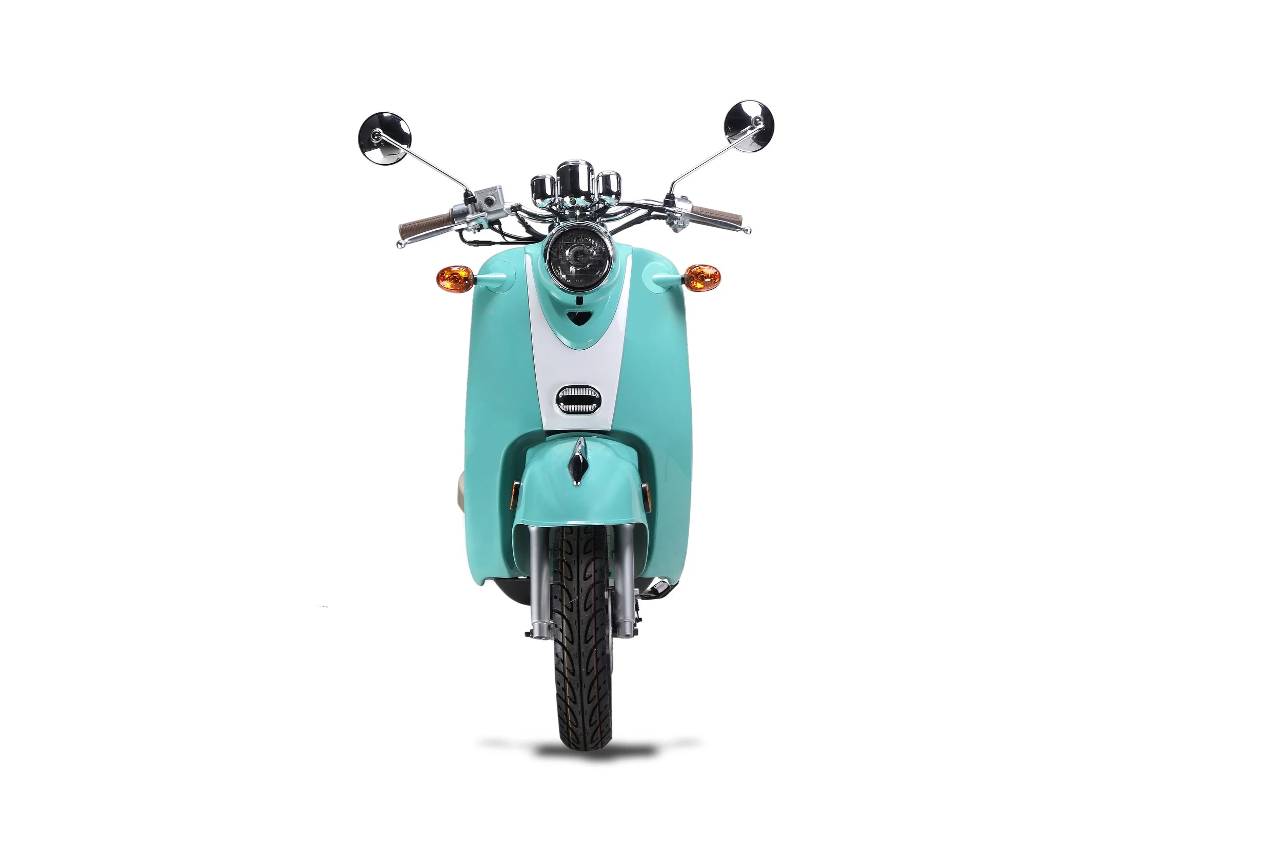 2026 Wolf Islander 50 scooter — close-up styling detail