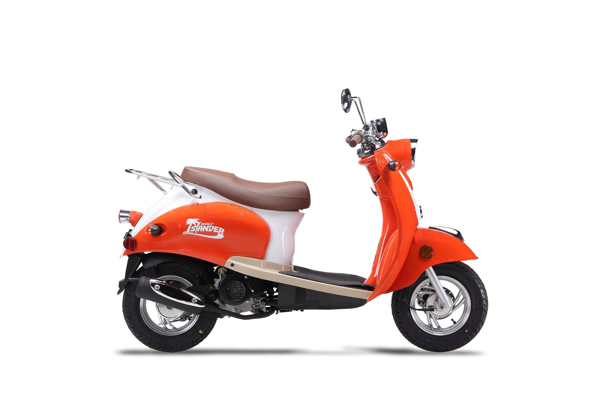 2026 Wolf Islander 50 scooter — side profile view 2