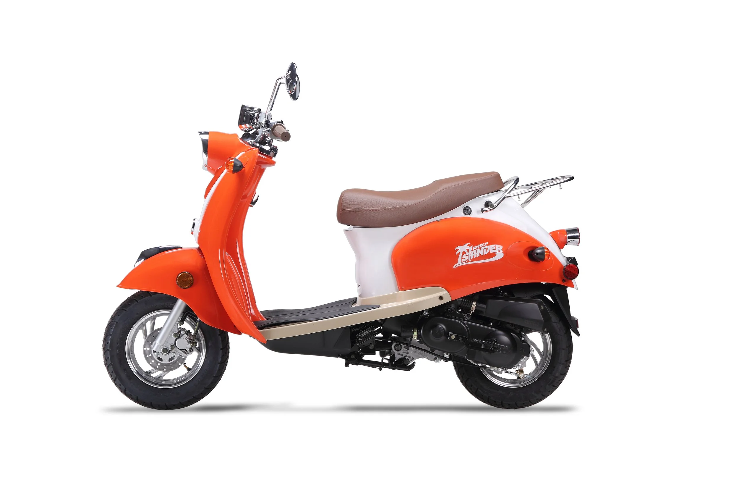 2026 Wolf Islander 50 scooter — left-side view 2