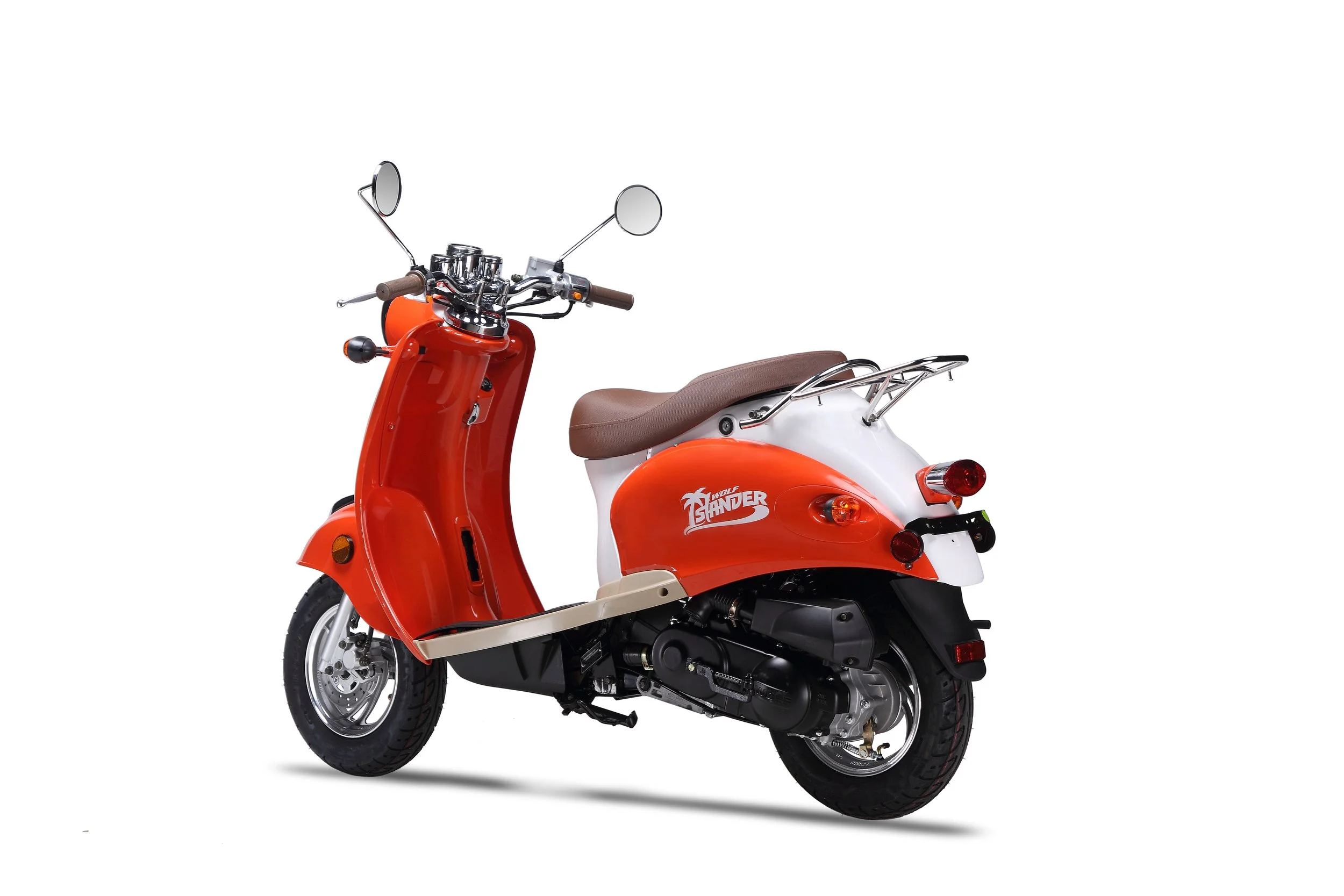 2026 Wolf Islander 50 scooter — alternate studio view 2