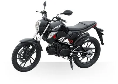2026 Kymco K-Pipe 125 scooter in Black — front three-quarter view