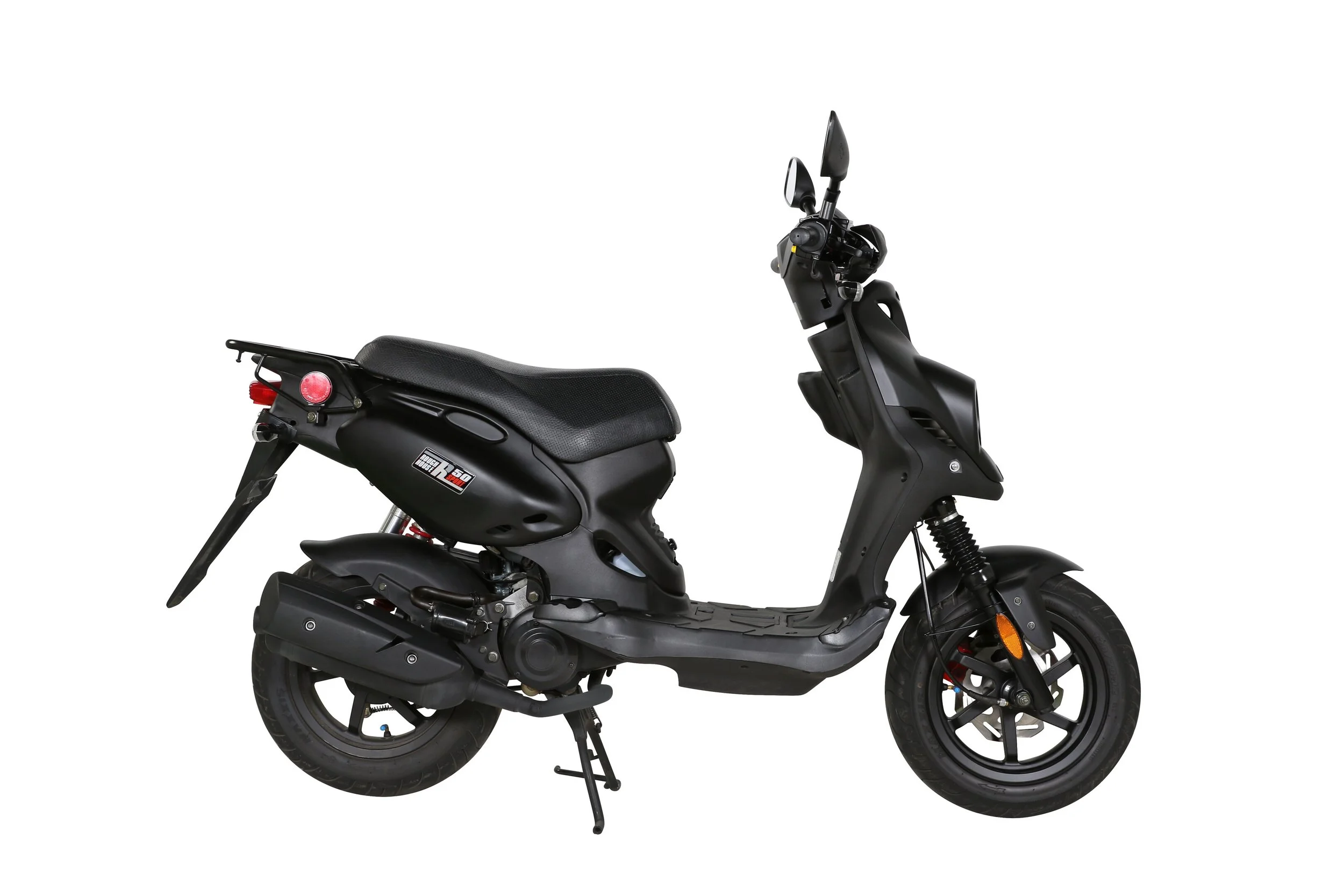 2026 Genuine RoughHouse 50 Sport scooter in Black — side view