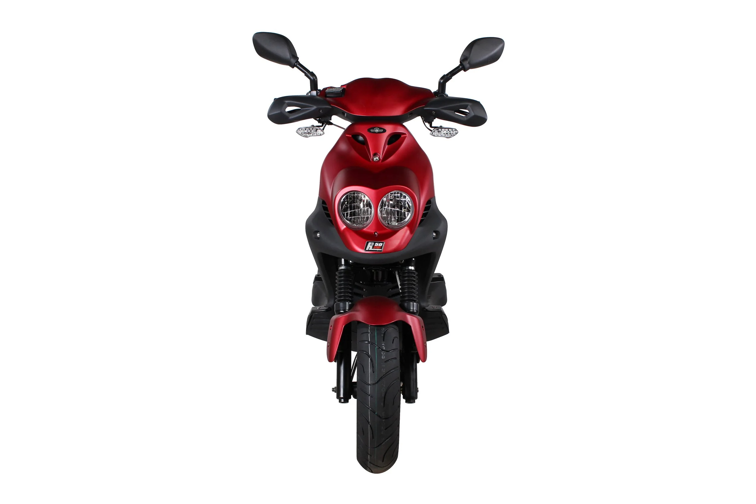 2026 Genuine RoughHouse 50 Sport scooter in Red — rear view 3